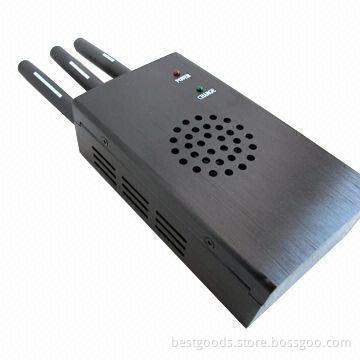Portable Car GPS Jammer, L1, L2 and L5 Frequency